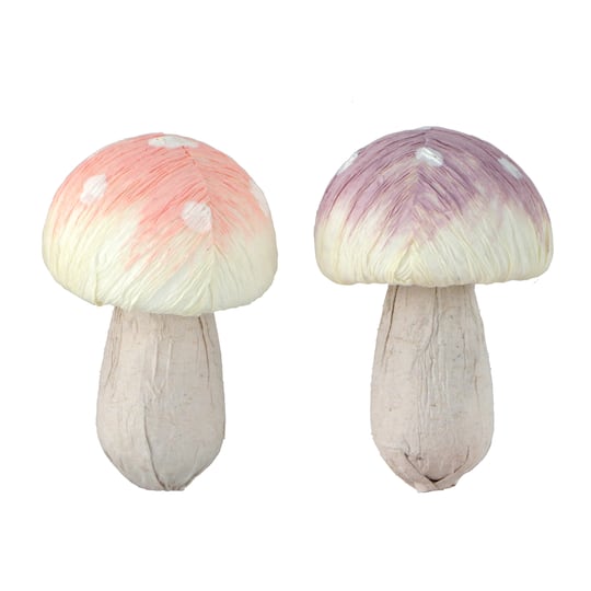 12 Packs: 7 ct. (84 total) 1.75" Pink & Purple Mixed Mushrooms by Ashland®